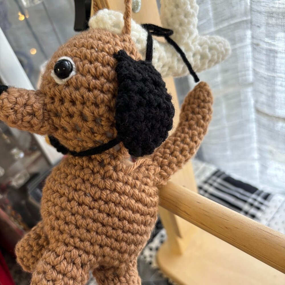 Crocheted Max Hanger
